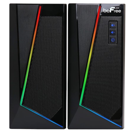 Cb Distributing 2.0 Computer Gaming Speakers with LED RGB Lights ST3599864